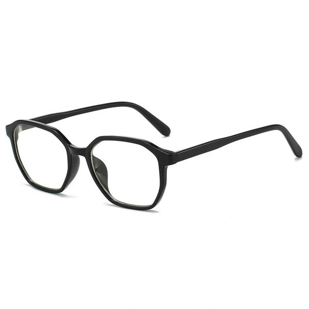Damen Myopie Brille mit Sehstärke Quadratisch Rundes Gesicht Schlank Leopard Natürlich_voghion.com