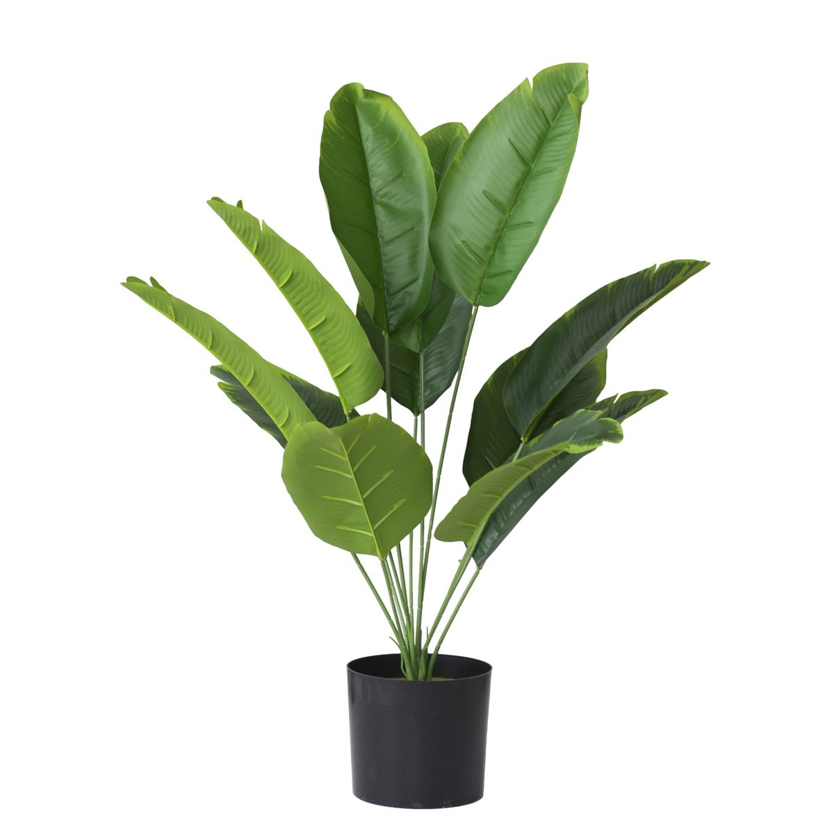 Simulering bonsai grønne planter Rejsende bananparadisfugl Nordisk bananblad grønne planter havedekoration buket landskabspleje træ_voghion.com