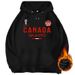 2022 World Cup Canada Football Team Hooded Sweater With Velvet Fall/Winter Loose Fashion Label_voghion.com