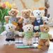 Adorable Teddy Plush Bear Keychain Cute Accessory For Bags Soft Fluffy Toy And_voghion.com