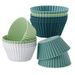 Morandi Color Series Round Set Cake Baking Tart Steamed Egg Baby Food Mold Silicone Muffin Cup_voghion.com