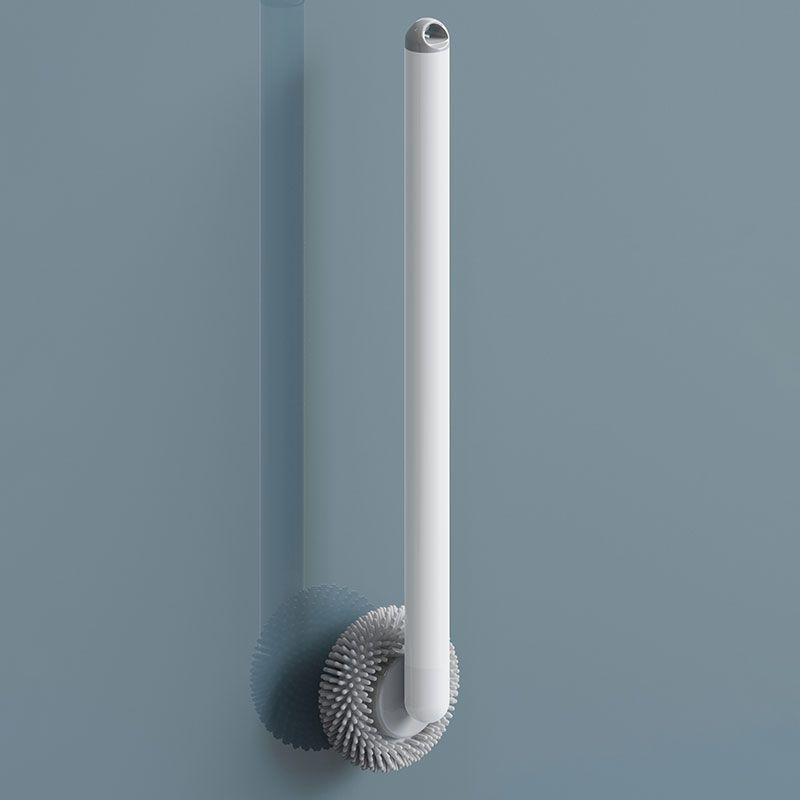 Wall-Mounted Rotating Household No Dead Angle Simple Silicone Toilet Cleaning Tool Gap Brush_voghion.com