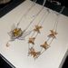 Diamantbesetzte Halskette mit Schmetterlings-Wassertropfen-Anhänger, zweiteiliges Set, leichtes, luxuriöses High-End-Schlüsselbein-Nischen-Design_voghion.com