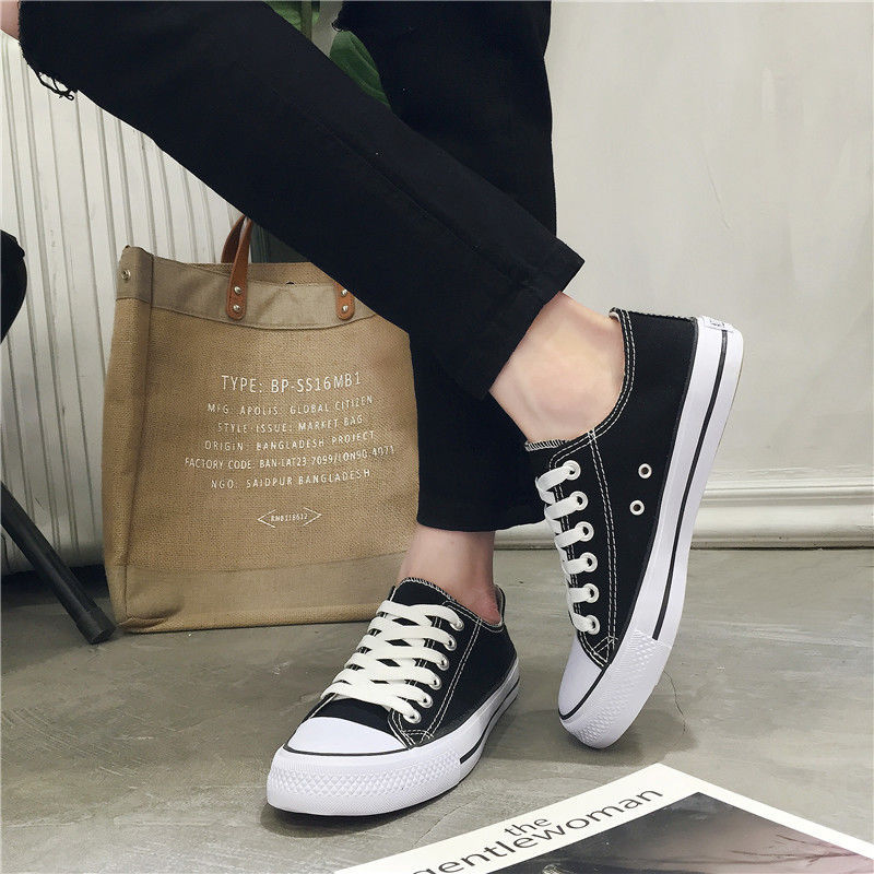 Men's canvas shoes spring and autumn new couple trend Harajuku retro men's casual shoes low top versatile student shoes_voghion.com