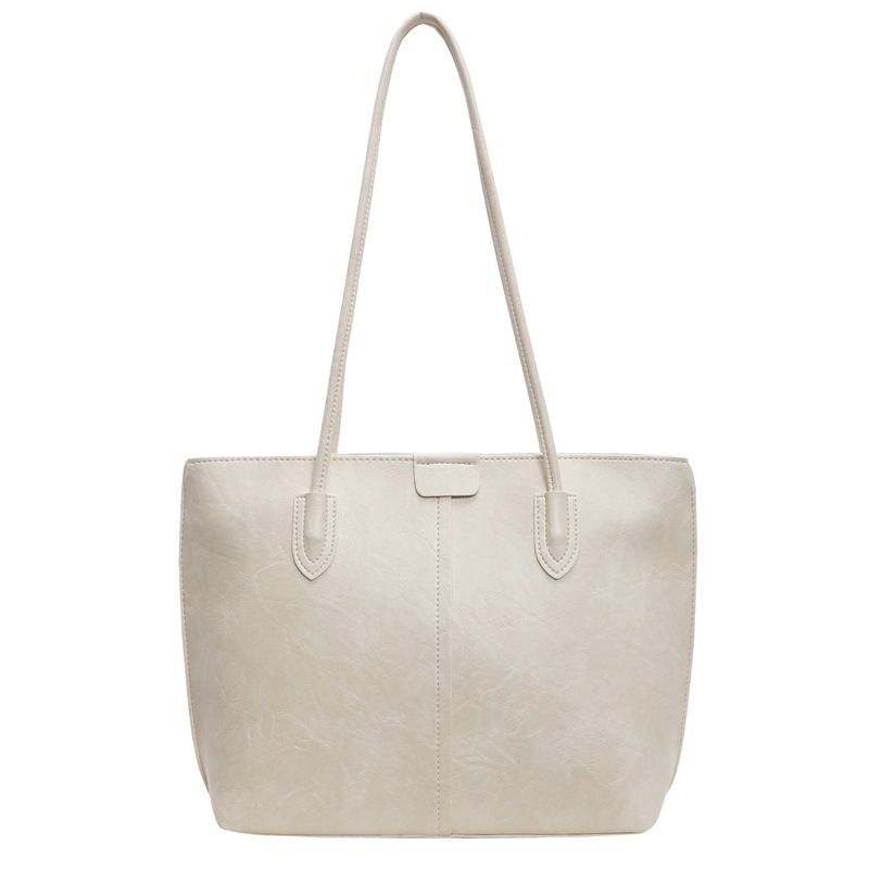 Stile occidentale, grande capacità per la moda femminile, nuova borsa tote di comunicazione sensoriale di alta qualità, semplice e alla moda, 2024_voghion.com