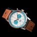 Chronograph Men's Casual Five-Hand Multi-Function Waterproof Luminous Leather Strap Quartz Watch_voghion.com