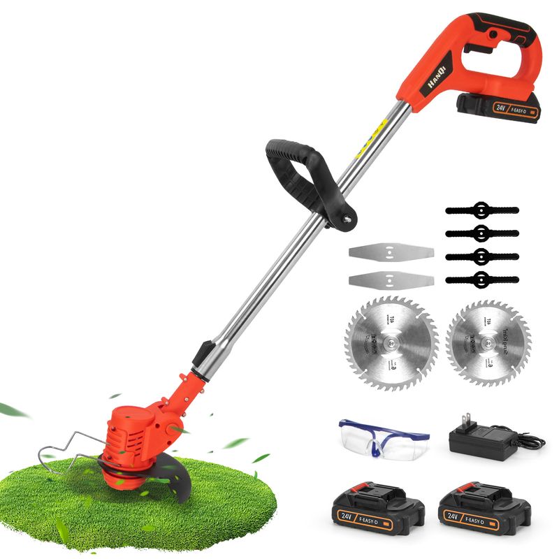 Tagliaerba elettrico professionale senza fili: tagliaerba leggero e portatile per giardino domestico, cortile e piccoli lavori di giardinaggio_voghion.com
