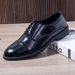 Heren casual leren schoenen zakelijke formele leren schoenen herenschoenen casual Britse trend Koreaanse stijl ademende heren bruidegom bruiloft schoenen_voghion.com