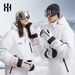 Ski Gloves Outdoor Ski Gloves 3M Thinsulate Velvet Waterproof Wristband Fashionable Touch Screen Single And Double Ski Gloves Warm Gloves_voghion.com