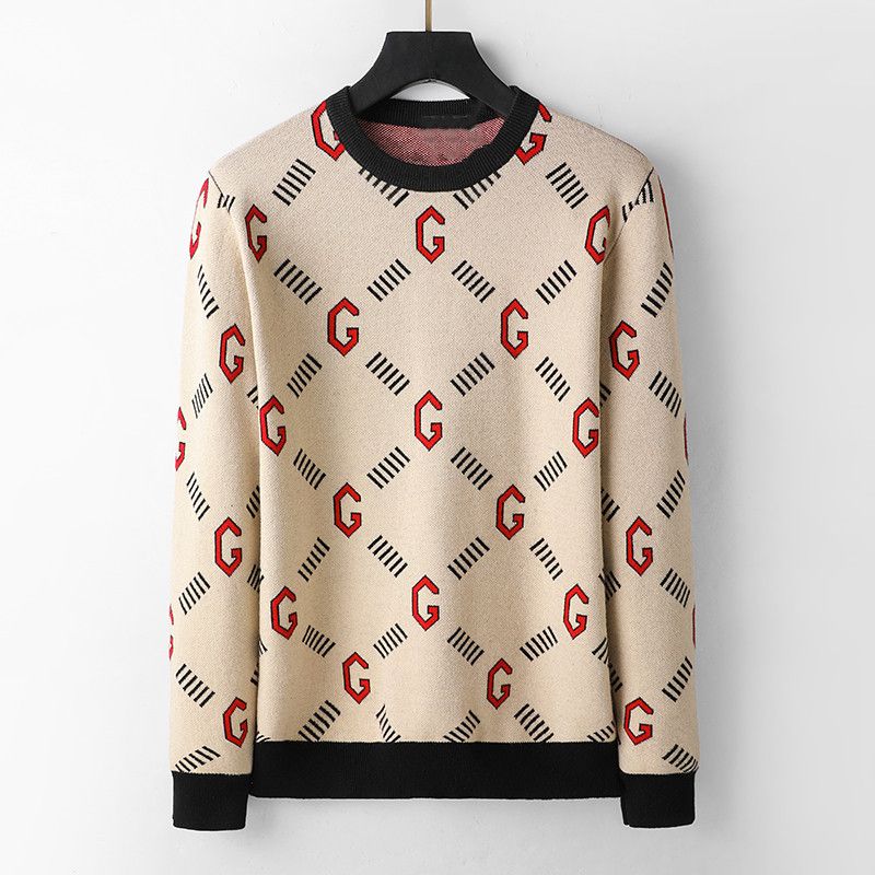 Herrenbekleidung Herren-Kaschmirpullover für Frühling und Herbst, modischer Pullover mit Rundhalsausschnitt, warm, lässig_voghion.com