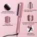 Pettine ad aria calda, pettine per capelli lisci, involtino alle uova, stecca per permanente, cura dei capelli, display digitale LCD, arricciacapelli 3 in 1_voghion.com