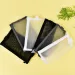 Clear Exam Pencil Case S/L Transparent Simple Mesh Zipper Stationery Bag School_voghion.com