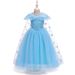 Ropa para madres e hijos, vestido de princesa Elsa de Frozen, vestido de pasarela de malla con lentejuelas para niños, vestido de cosplay_voghion.com