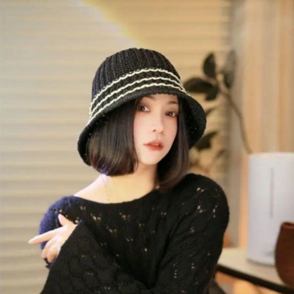 Cappello da spiaggia pieghevole in paglia con protezione solare, estivo, in pizzo, con ombrellone_voghion.com