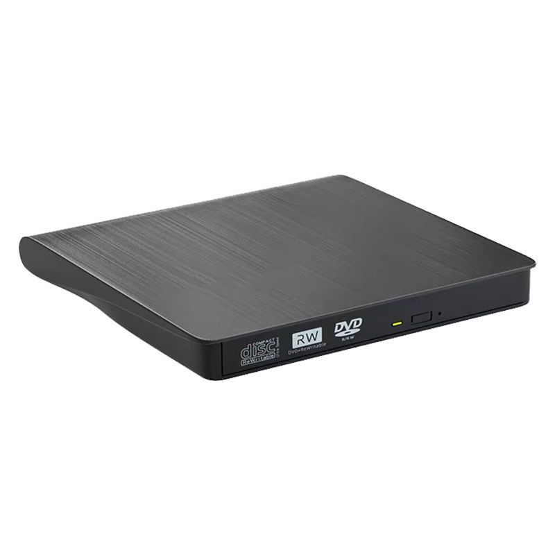 Lecteur optique externe USB 3.0 brossé, graveur de DVD et de CD pour ordinateur portable_voghion.com