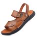 Sandals, Summer Beach Dual Use For Cooling And Dragging, 2025 New Leather Trendy Soft Soled Men's, Casual Non Slip_voghion.com