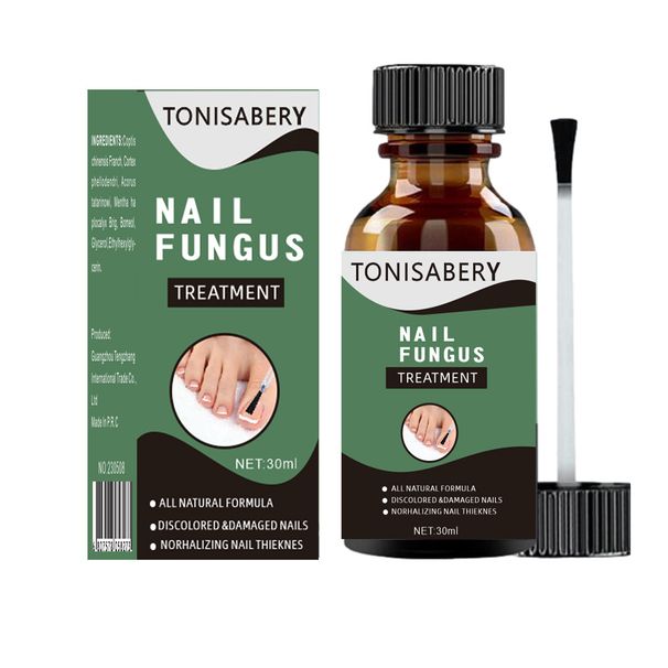 Grey Nail Repair Nutrient For Repairing Barbed Nails, 30ml Antibacterial Solution_voghion.com