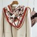 High-End Twill New Classic Horse Rider Silk Triangle Scarf Women's Decorative Shawl_voghion.com