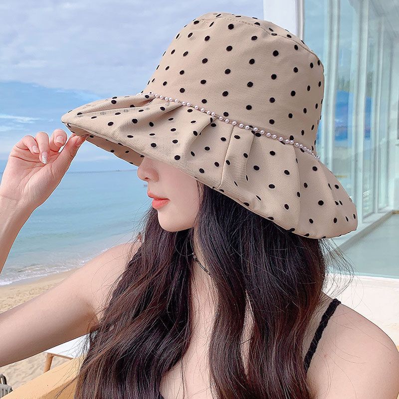 Bucket Hat Women's Summer Cute Sun Hat Foldable Sunscreen Sun Hat_voghion.com