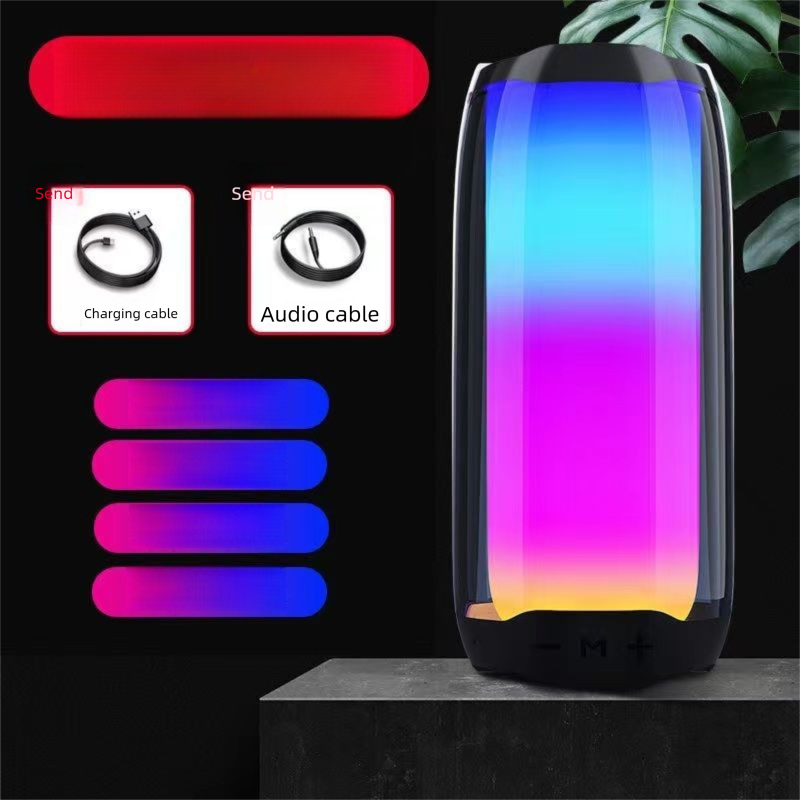 ZIDLI Magnetic Power D1 PRO Symphony Wireless Bluetooth Cool RGB Lighting Stereo Subwoofer Speaker_voghion.com