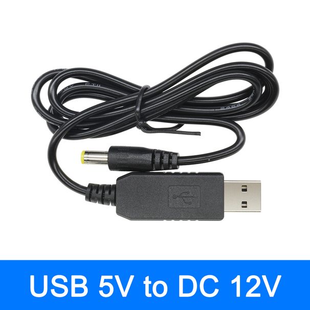 Power Boost Line 5 V auf DC 9 V/12 V Step UP Modul USB Konverter Adapter Router Kabel 2,1 x 5,5 mm Stecker_voghion.com