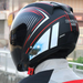 CoolQee Elektrisches Motorrad Bluetooth Herren Smart Helm 3000mAh Lange Akkulaufzeit_voghion.com
