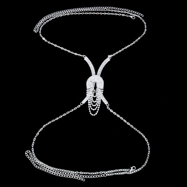 módní doplňky sexy střapce na hrudi ve tvaru srdce, bikiny s kamínky na tělo_voghion.com