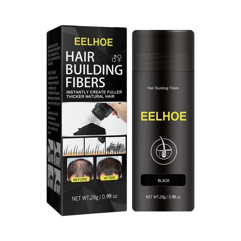 EELHOE fiber with hairline filling powder, dense hair top cover, sparse and plump fluffy powder_voghion.com