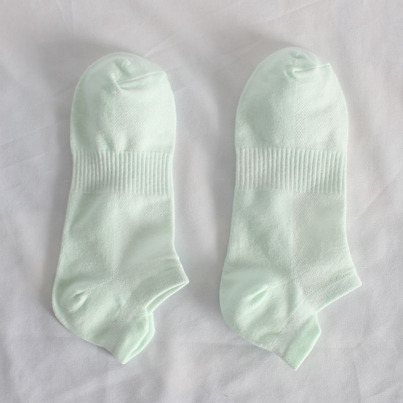 Sportstrumpor Andningsbara nätstrumpor för löpare Dam sommarfärgade tunna båtstrumpor låga strumpor med grund passform damstrumpor_voghion.com