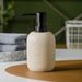 Beige Resin Soap Dispenser Set - Countertop Lotion Bottle_voghion.com