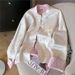 New Chinese style embroidered satin stand collar jacket  retro high-end temperament thin top_voghion.com