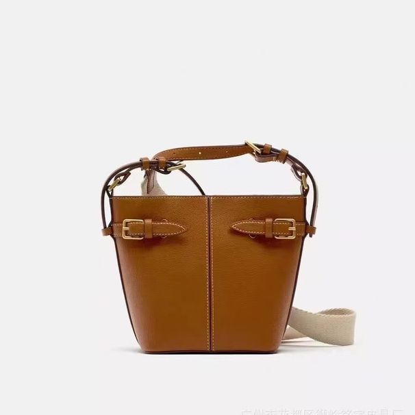 Borsa da donna di alta qualità, multifunzionale alla moda, borsa a tracolla, borsa a secchiello vintage_voghion.com