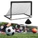 4x3ft Kids Portable Soccer Goal - Foldable Beach Football Training Goal For Outdoor Use_voghion.com