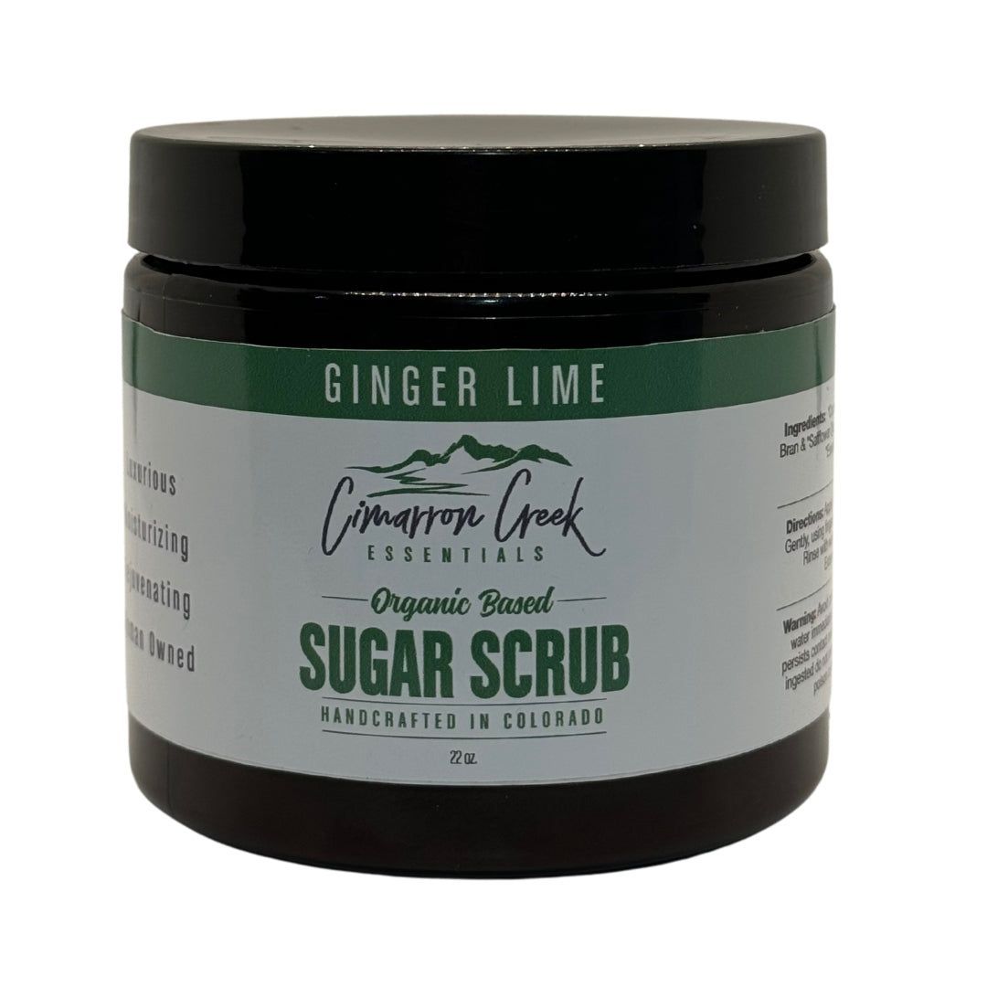 Ginger Lime Organic Sugar Scrub_voghion.com