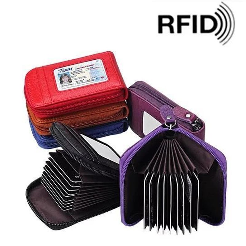 Zip Vault RFID Blocker Card Holder And Wallet HSM_voghion.com