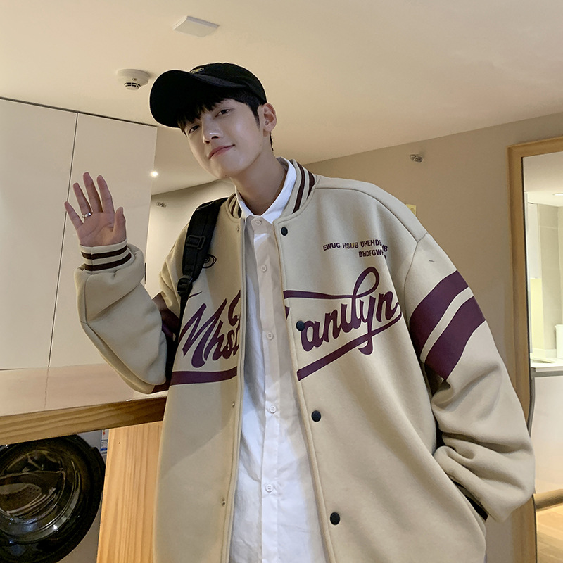 autumn baseball uniform casual sports jacket men's jacket jacket man_voghion.com