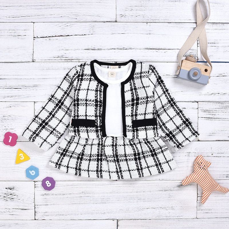 Disponible en trois couleurs, la robe à manches longues populaire d'Amazon, vêtements pour enfants deux pièces, combinaison parfumée pour bébé, une pièce, livraison directe_voghion.com