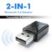 KN320 Bluetooth 5.0 USB Mini Sztereó Audio Vezeték Nélküli Adóvevő AUX RCA USB 3.5mm Jack TV PC Autós Készlethez Vezeték Nélküli Adapter_voghion.com