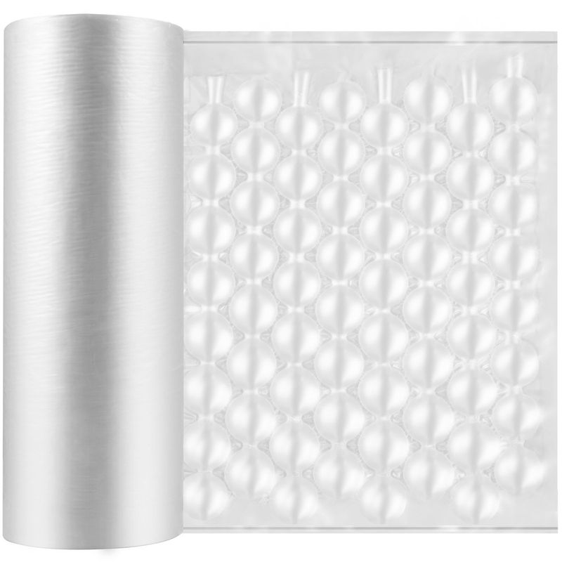 VEVOR Air Cushion Film, 984Ft Length Air Pillow Bubble Bags Film, 16 Inch Width Film, Roll Bubble Bags Film for Wrap Machine_voghion.com