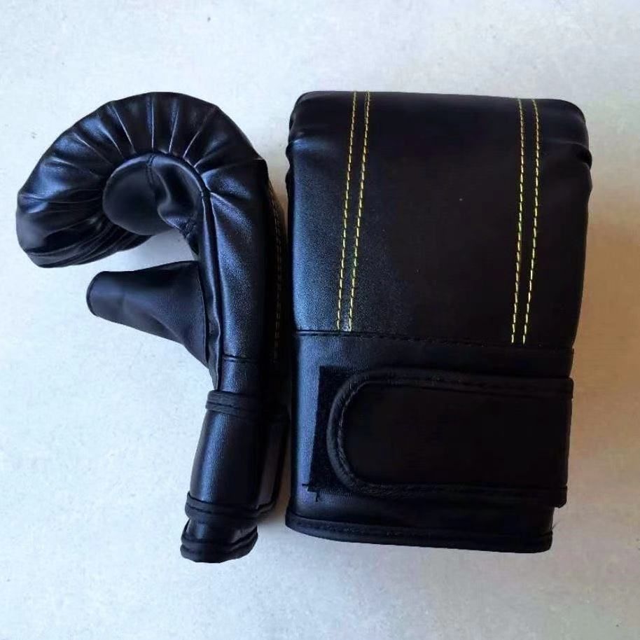 Unisex Sanda poksi võitlustreeningu kindad tegelik võitlusvõistlus MMA kindad suurendatud paksud kulumiskindlad fitness kindad lekivad sõrmed_voghion.com