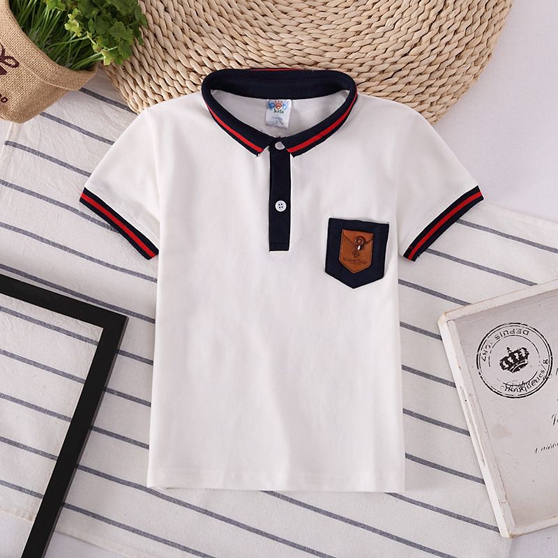 Îmbrăcăminte pentru copii 2024 tricou polo pentru copii, îmbrăcăminte pentru băieți cu broderie, haine, tricou pentru copii_voghion.com