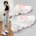 Dad Women S Spring Summer New Mesh Thin Hollow Breathable Sports And Casual Versatile Little White Shoes Ddmysaturn_voghion.com
