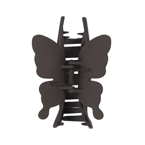 Elegancki, vintage, 3D, motylkowy klips do pazurów - francuski szykowny, najwyższej jakości, upięty tył głowy, klips w kształcie rekina_voghion.com