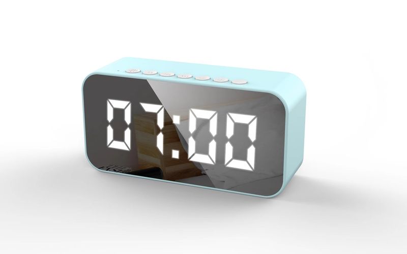 Portable Bluetooth Speaker With Alarm Clock And Card Slot - Ideal Student Gift_voghion.com