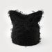 Unisex Camouflage Balaclava Hat With Faux Fur Cat Ears - Warm, Breathable, And Windproof Knit Beanie For Men And Women_voghion.com