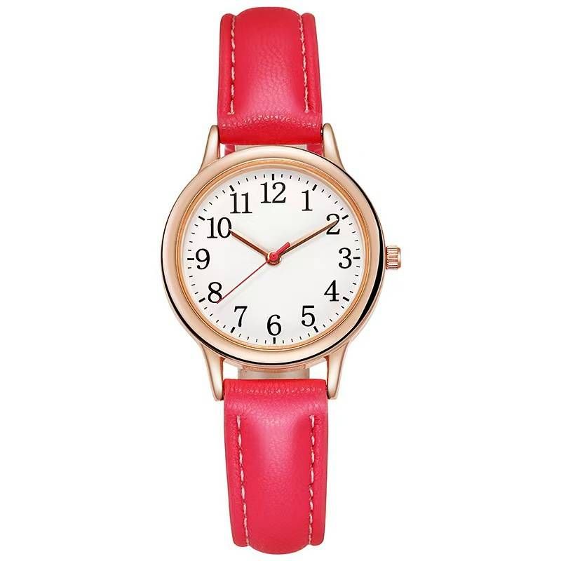 Montres pour femmes Montre à quartz simple et tendance pour femmes Montre à ceinture pour filles Étudiantes Montre à ceinture compacte et étanche_voghion.com