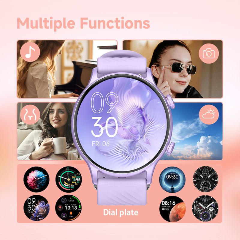 Z178 Smart Sports Watch For Men And Women, Designed For Running, Heart Rate And Blood Oxygen Monitoring, Remote Control Smart Remote_voghion.com
