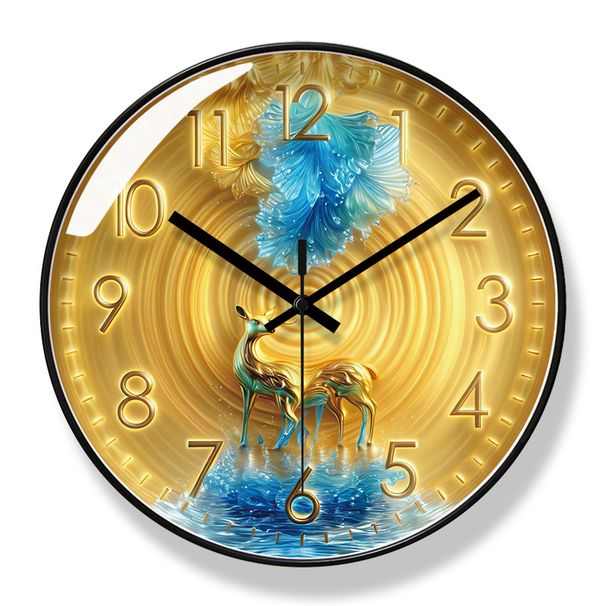 Yipula 7126 Living Room Creative Home Art Wall Hanging Simple Modern Silent Quartz Clock_voghion.com