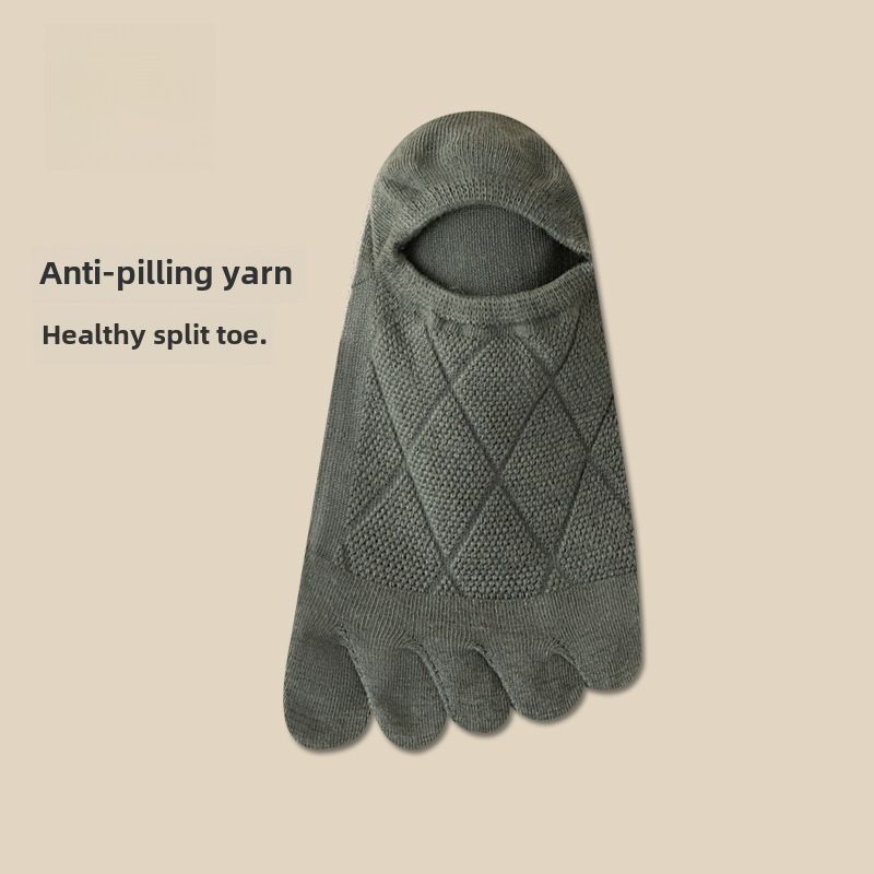 Multi-Season Breathable Five-Finger Socks for Men_voghion.com