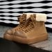 Men's Shoes Winter New Fur Big Head Work Boots Men And Women Plus Velvet Warm Snow Boots Thick Cotton Shoes_voghion.com